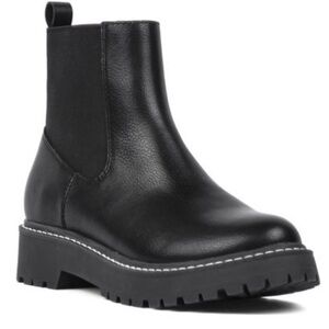 Dolce Vita Chelsea Lobera Black Ankle Boots sz 8